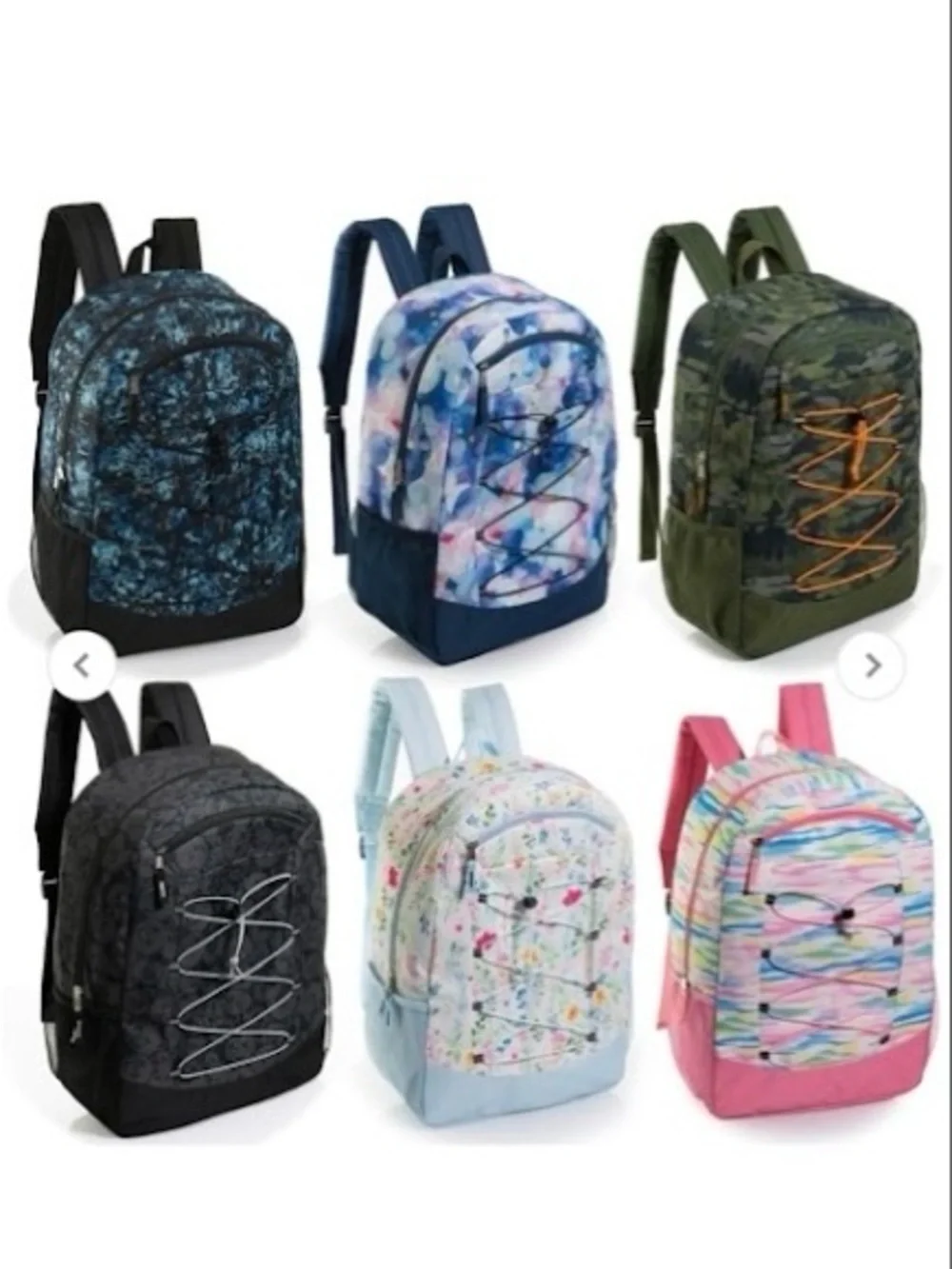 Kids Patterned Backpack - Unbranded - Multi-Color